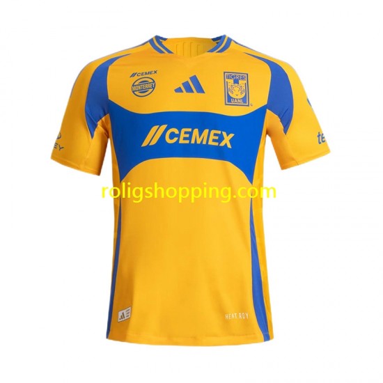 Fotbollströja Tigres UANL Män Hemmaställ 2024-2025 Kort ärm