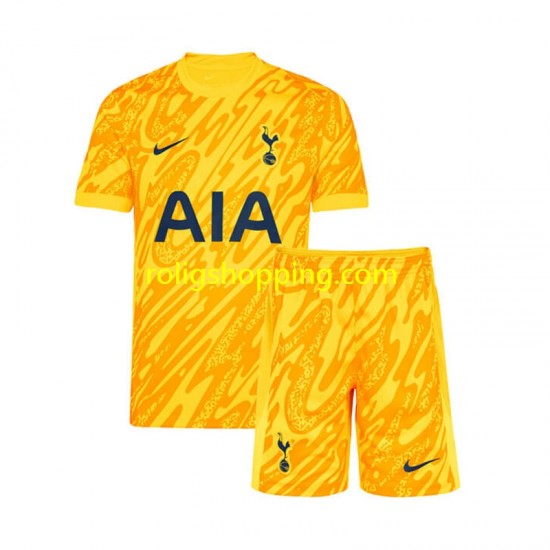 Fotbollströja Tottenham Hotspur Målvakt Barn Hemmaställ 2024-2025 Kort ärm