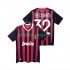Fotbollströja AC Milan BECKHAM 32 2009 Retro Män Hemmaställ 2010 Kort ärm