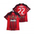 Fotbollströja AC Milan KAKA 22 2007 Retro Män Hemmaställ 2008 Kort ärm