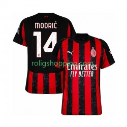 Fotbollströja AC Milan Modrić Luca 14 Män Hemmaställ 2025-2026 Kort ärm