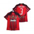 Fotbollströja AC Milan MALDINI 3 2007 Retro Män Hemmaställ 2008 Kort ärm