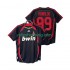 Fotbollströja AC Milan RONALDO 99 2007 Retro Män Tredjeställ 2006 Kort ärm