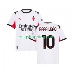 Fotbollströja AC Milan Rafael Leao 10 Män Bortaställ 2025-2026 Kort ärm