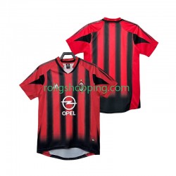 Fotbollströja AC Milan 2005 Retro Män Hemmaställ 2004 Kort ärm