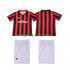 Fotbollströja AC Milan 1990 1991 Retro Barn Hemmaställ Kort ärm