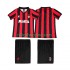 Fotbollströja AC Milan 1993 Retro Barn Hemmaställ 1994 Kort ärm