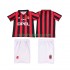 Fotbollströja AC Milan 1996 1997 Retro Barn Hemmaställ Kort ärm