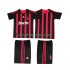 Fotbollströja AC Milan 2009 Retro Barn Hemmaställ 2008 Kort ärm