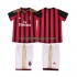 Fotbollströja AC Milan 2013 2014 Retro Barn Hemmaställ Kort ärm