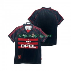Fotbollströja AC Milan 1998 Retro Män Tredjeställ 1999 Kort ärm