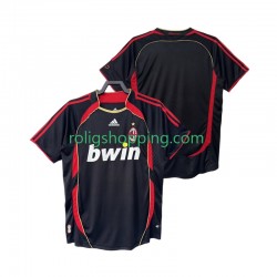 Fotbollströja AC Milan 2007 Retro Män Tredjeställ 2006 Kort ärm