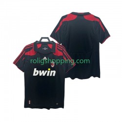 Fotbollströja AC Milan 2007 Retro Män Tredjeställ 2008 Kort ärm
