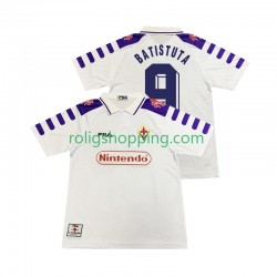 Fotbollströja Fiorentina BASTUTA 9 1998 Retro Män Bortaställ 1999 Kort ärm