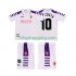 Fotbollströja Fiorentina RUI COSTA 10 1998 Retro Barn Bortaställ 1999 Kort ärm