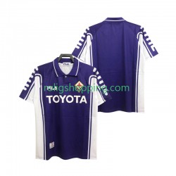 Fotbollströja Fiorentina 2000 Retro Män Hemmaställ 1999 Kort ärm