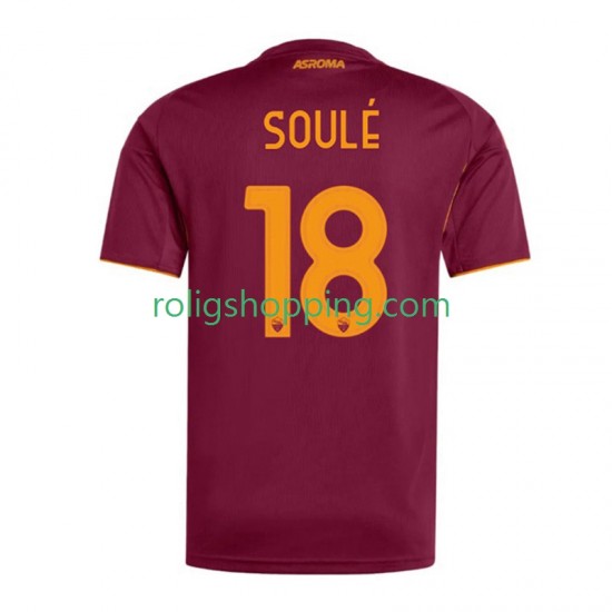 Fotbollströja AS Roma Soule 18 Män Hemmaställ 2025-2026 Kort ärm