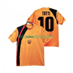 Fotbollströja AS Roma TOTTI 10 2005 Retro Män Hemmaställ 2006 Kort ärm