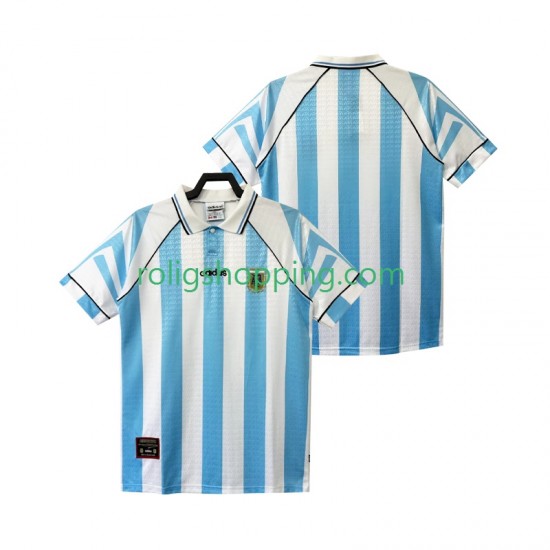 Fotbollströja Argentina 1996 1997 Retro Män Hemmaställ Kort ärm