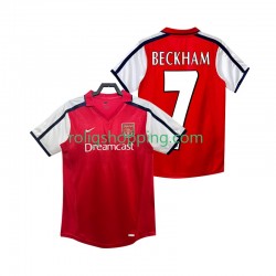 Fotbollströja Arsenal BECKHAM 7 2001 2002 Retro Män Hemmaställ Kort ärm