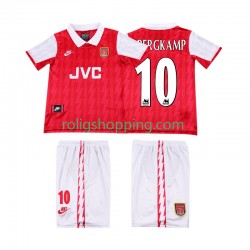 Fotbollströja Arsenal BERGKAMP 10 1996 Retro Barn Hemmaställ 1994 Kort ärm