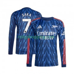 Fotbollströja Arsenal Bukayo Saka 7 Män Bortaställ 2025-2026 Lång ärm