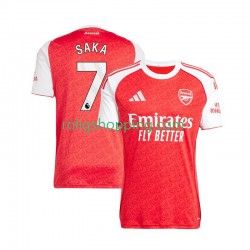 Fotbollströja Arsenal Bukayo Saka 7 Män Hemmaställ 2025-2026 Kort ärm