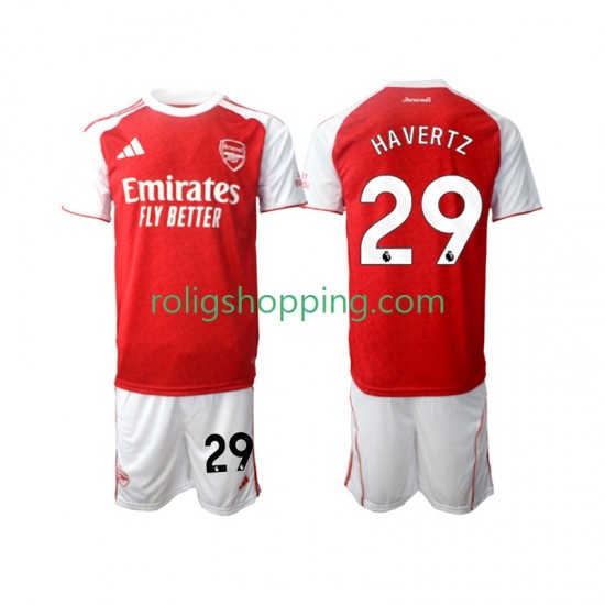 Fotbollströja Arsenal Kai Havertz 29 Barn Hemmaställ 2025-2026 Kort ärm