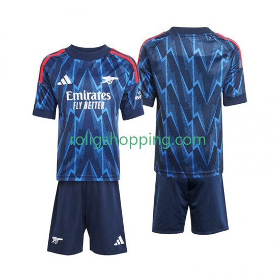 Fotbollströja Arsenal Barn Bortaställ 2025-2026 Kort ärm