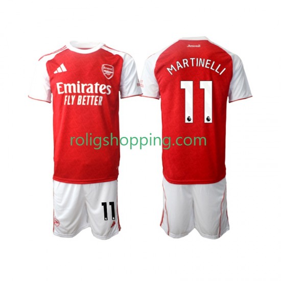 Fotbollströja Arsenal Martin Zubimendi 11 Barn Hemmaställ 2025-2026 Kort ärm
