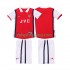 Fotbollströja Arsenal 1998 Retro Barn Hemmaställ 1999 Kort ärm