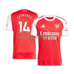 Fotbollströja Arsenal Viktor Gyokeres 14 Män Hemmaställ 2025-2026 Kort ärm