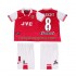 Fotbollströja Arsenal WRIGHT 8 1996 1997 Retro Barn Hemmaställ Kort ärm