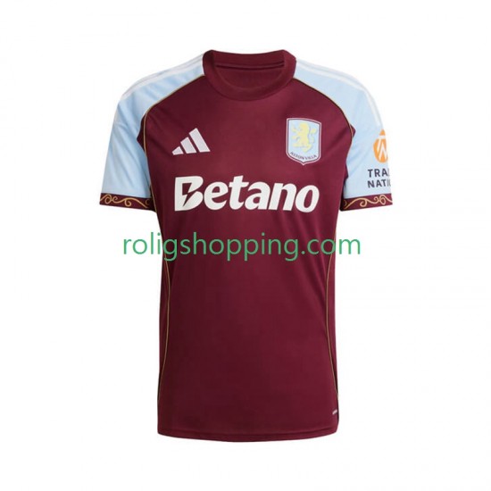 Fotbollströja Aston Villa Män Hemmaställ 2025-2026 Kort ärm