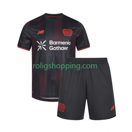 Fotbollströja Bayer 04 Leverkusen Barn Hemmaställ 2025-2026 Kort ärm