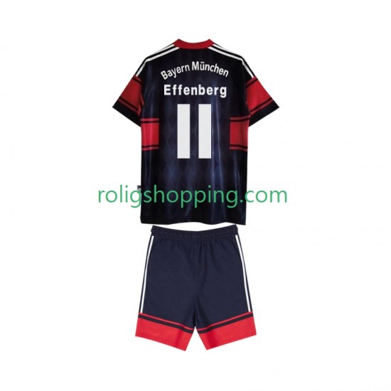 Fotbollströja FC Bayern München Effenberg 11 1997 Retro Barn Hemmaställ 1999 Kort ärm