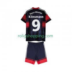 Fotbollströja FC Bayern München Klinsmann 9 1997 Retro Barn Hemmaställ 1999 Kort ärm
