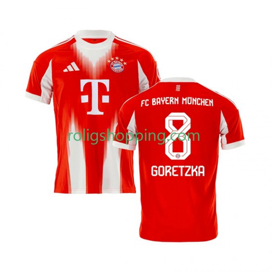 Fotbollströja FC Bayern München Leon Goretzka 8 Män Hemmaställ 2025-2026 Kort ärm