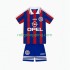 Fotbollströja FC Bayern München 1995 1997 Retro Barn Hemmaställ Kort ärm