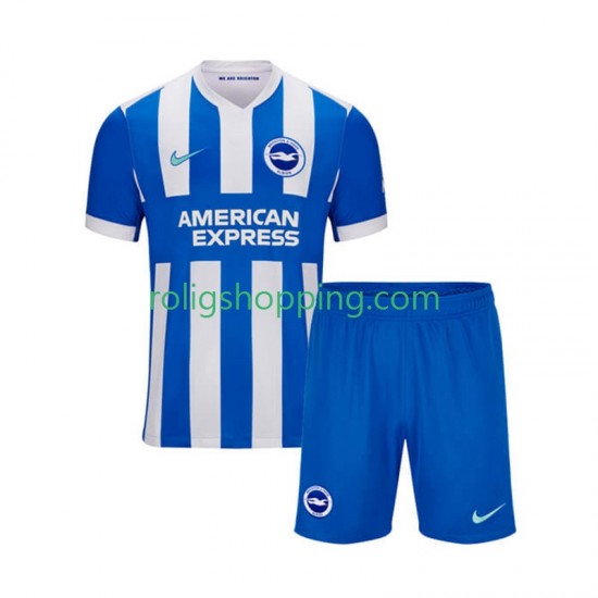 Fotbollströja Brighton Hove Albion Barn Hemmaställ 2025-2026 Kort ärm