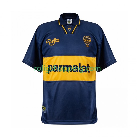 Fotbollströja CA Boca Juniors Retro Män Hemmaställ 1994 Kort ärm
