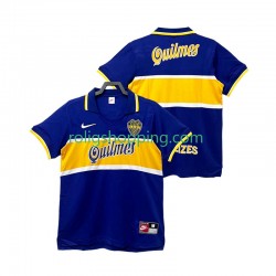 Fotbollströja CA Boca Juniors 1997 1998 Retro Män Hemmaställ Kort ärm