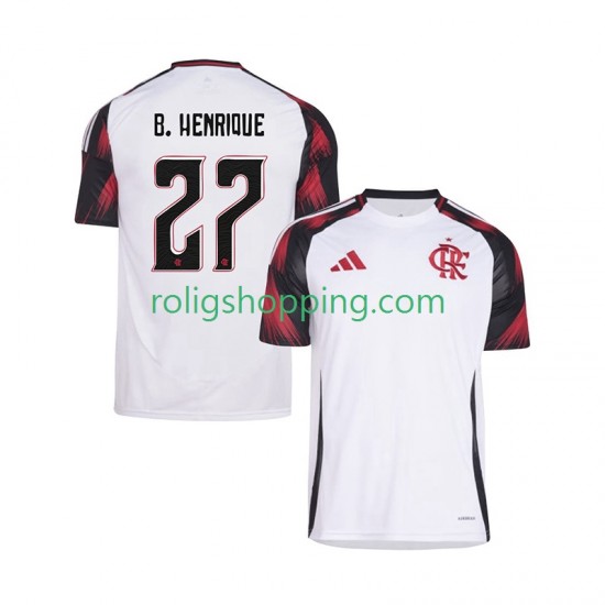 Fotbollströja CR Flamengo Bruno Henrique 27 Män Bortaställ 2025-2026 Kort ärm