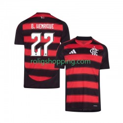 Fotbollströja CR Flamengo Bruno Henrique 27 Män Hemmaställ 2025-2026 Kort ärm