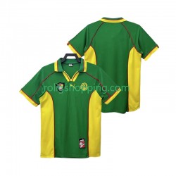 Fotbollströja Kamerun 1998 Retro Män Hemmaställ Kort ärm