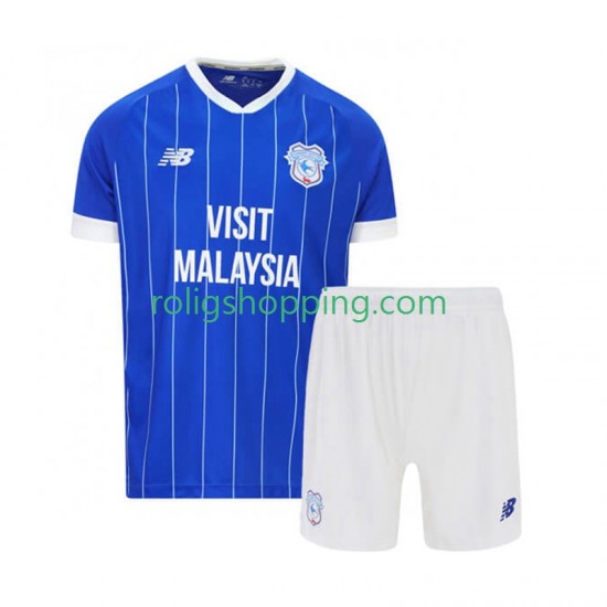 Fotbollströja Cardiff City Män Hemmaställ 2025-2026 Kort ärm