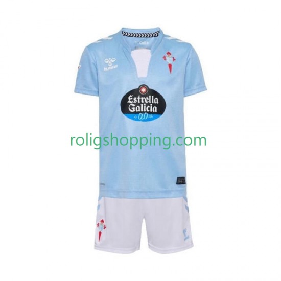 Fotbollströja Celta de Vigo Barn Hemmaställ 2025-2026 Kort ärm