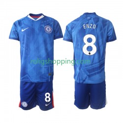 Fotbollströja Chelsea Enzo Fernandez 8 Barn Hemmaställ 2025-2026 Kort ärm