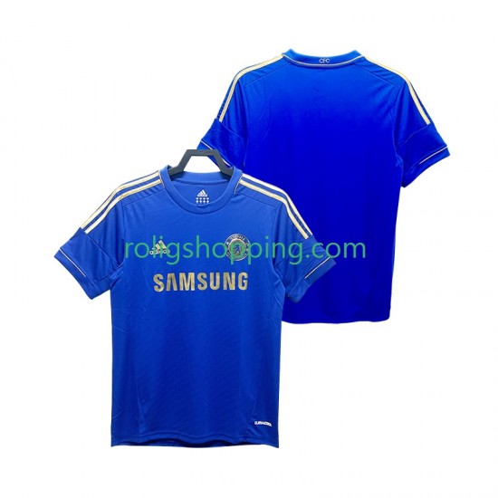 Fotbollströja Chelsea 2012 2013 Retro Män Hemmaställ Kort ärm