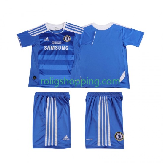 Fotbollströja Chelsea 2012 Retro Barn Hemmaställ 2011 Kort ärm